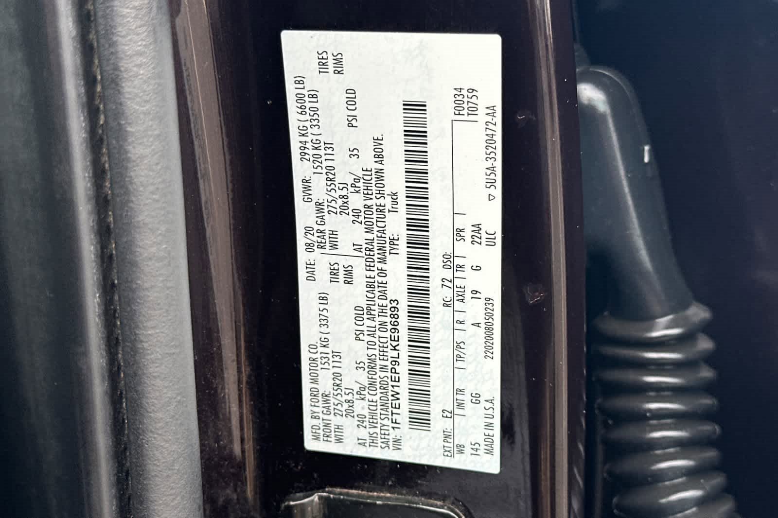 Used 2020 Ford F150 XL w/ Equipment Group 101A Mid image 26