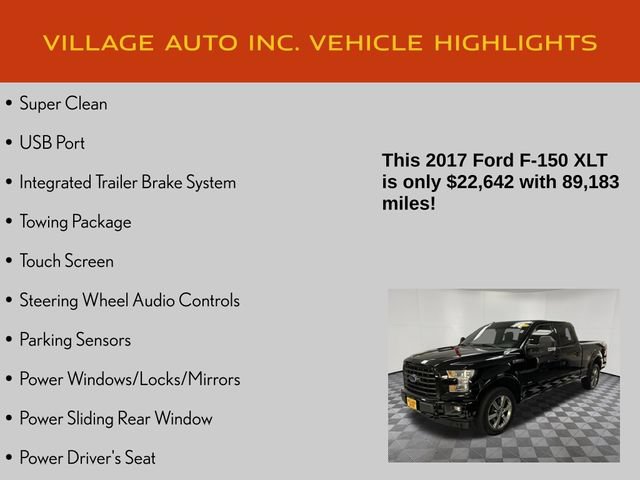 Used 2017 Ford F150 XLT w/ Equipment Group 302A Luxury AWD/4WD image 7