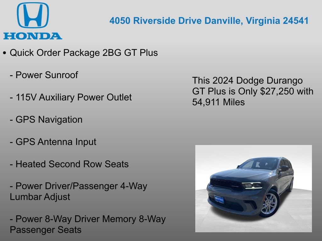 Used 2024 Dodge Durango GT image 12