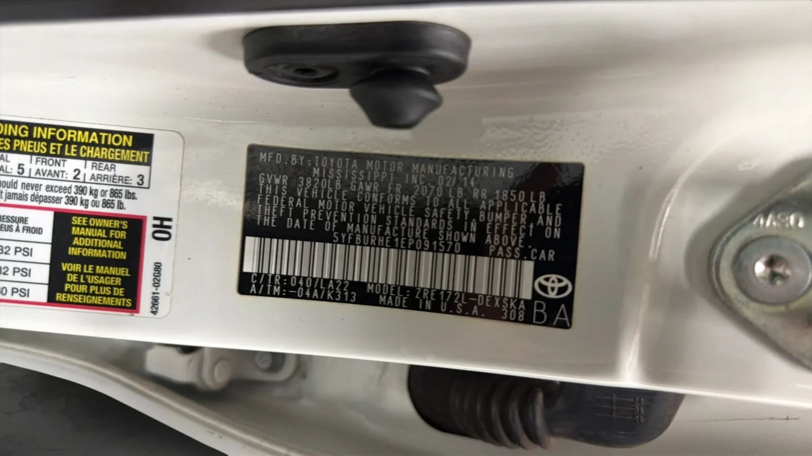 Used 2014 Toyota Corolla S Premium w/ Driver Convenience Package FWD image 26