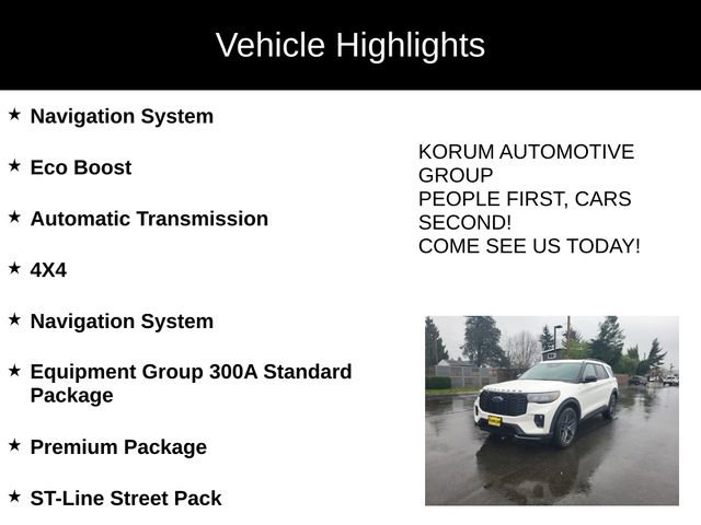 New 2026 Ford Explorer ST-Line w/ ST-Line Street Pack image 4