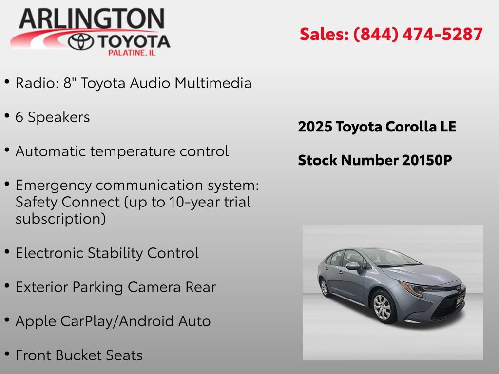 Used 2025 Toyota Corolla LE FWD image 4