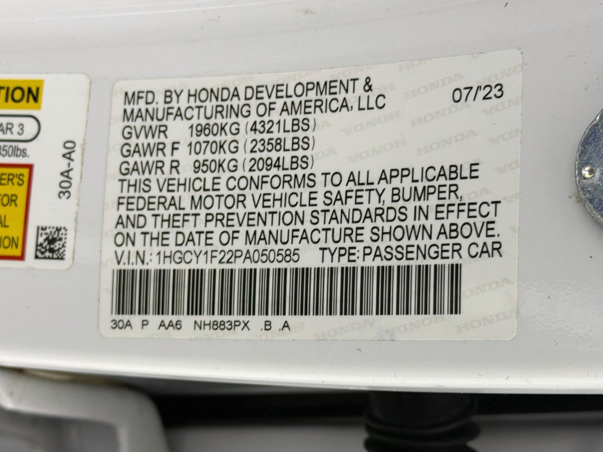 Used 2023 Honda Accord LX image 36