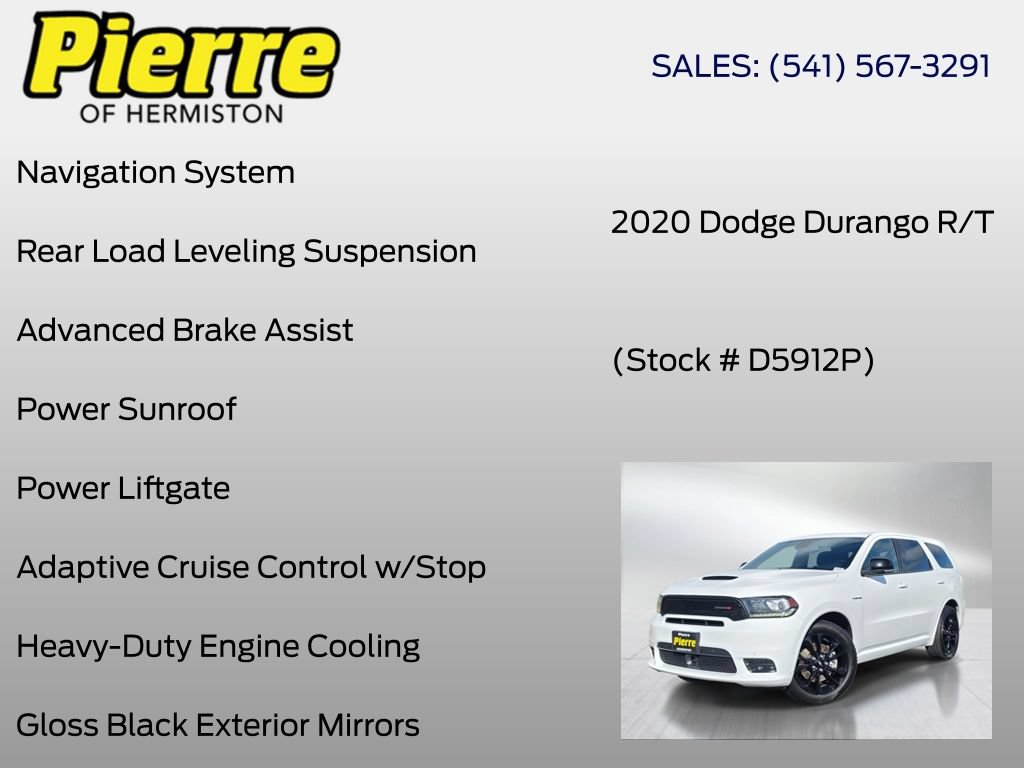 Used 2020 Dodge Durango R/T w/ Technology Group AWD/4WD image 18