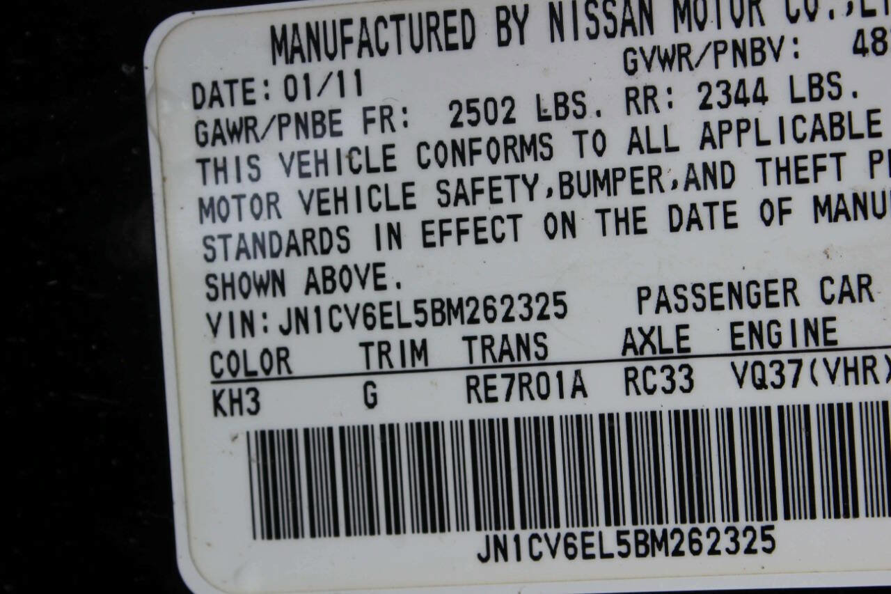 Used 2011 INFINITI G37 x Coupe w/ Premium Pkg image 11