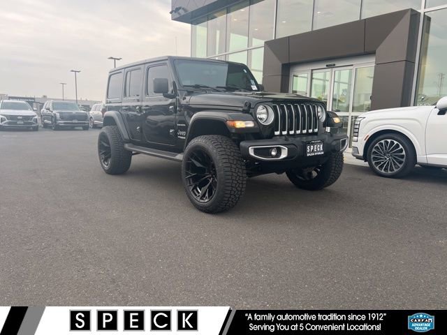 Used 2021 Jeep Wrangler Unlimited Sahara w/ Uconnect 4C Nav & Sound Group