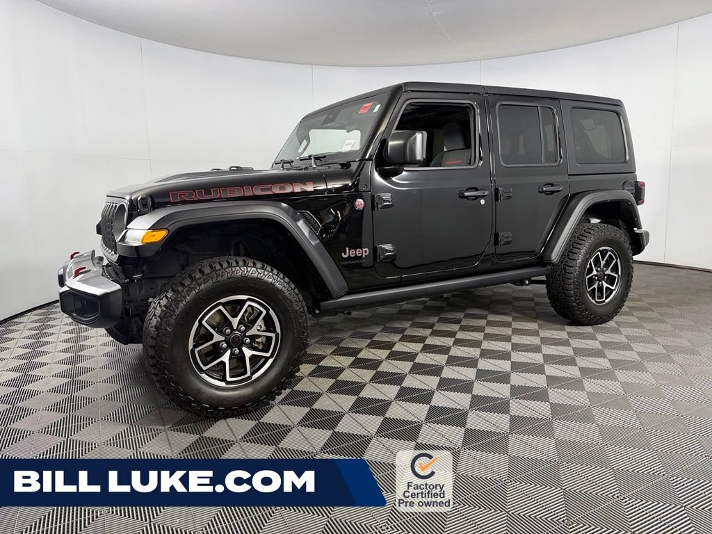 Certified 2024 Jeep Wrangler Unlimited Rubicon