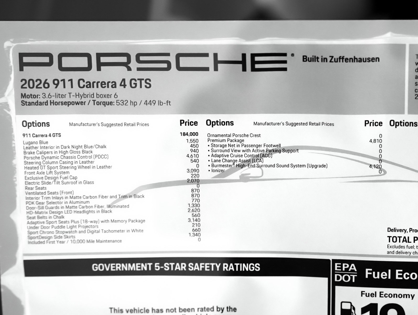 New 2026 Porsche 911 Carrera 4 GTS image 26