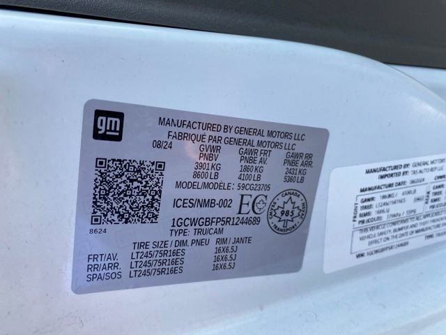 Certified 2024 Chevrolet Express 2500 Extended w/ Driver Convenience Package image 19