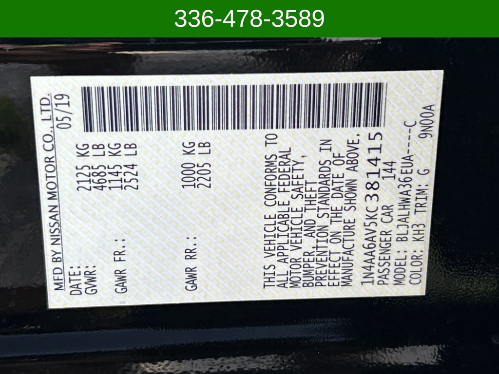 Used 2019 Nissan Maxima Platinum image 30