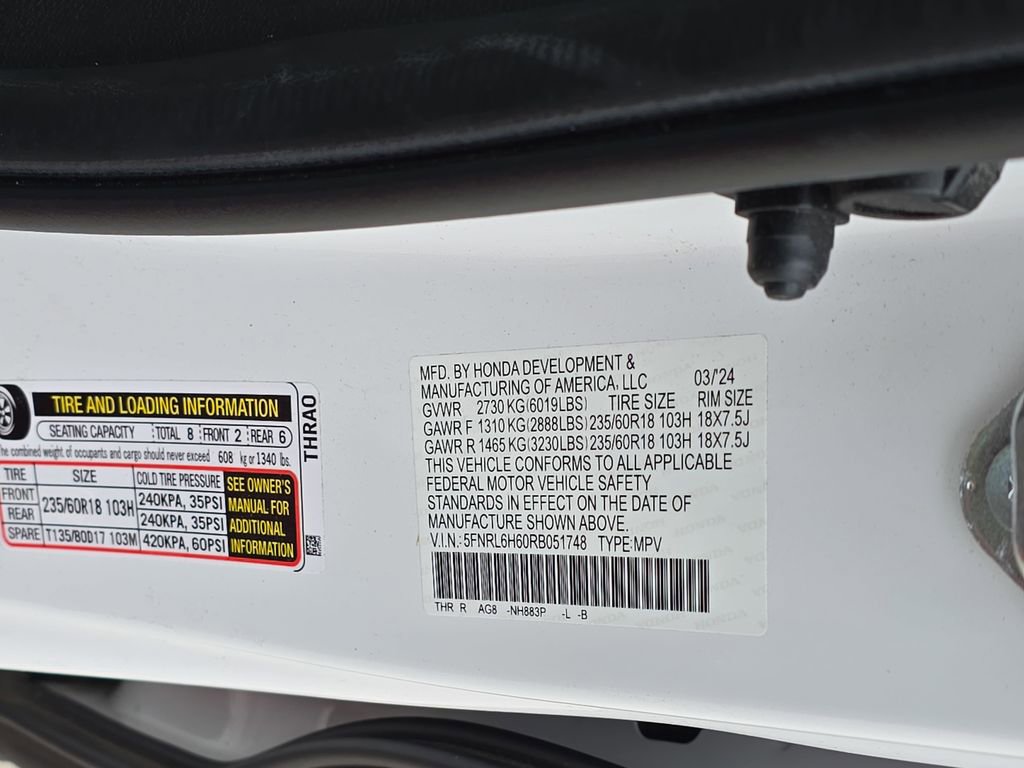 Used 2024 Honda Odyssey EX-L image 40