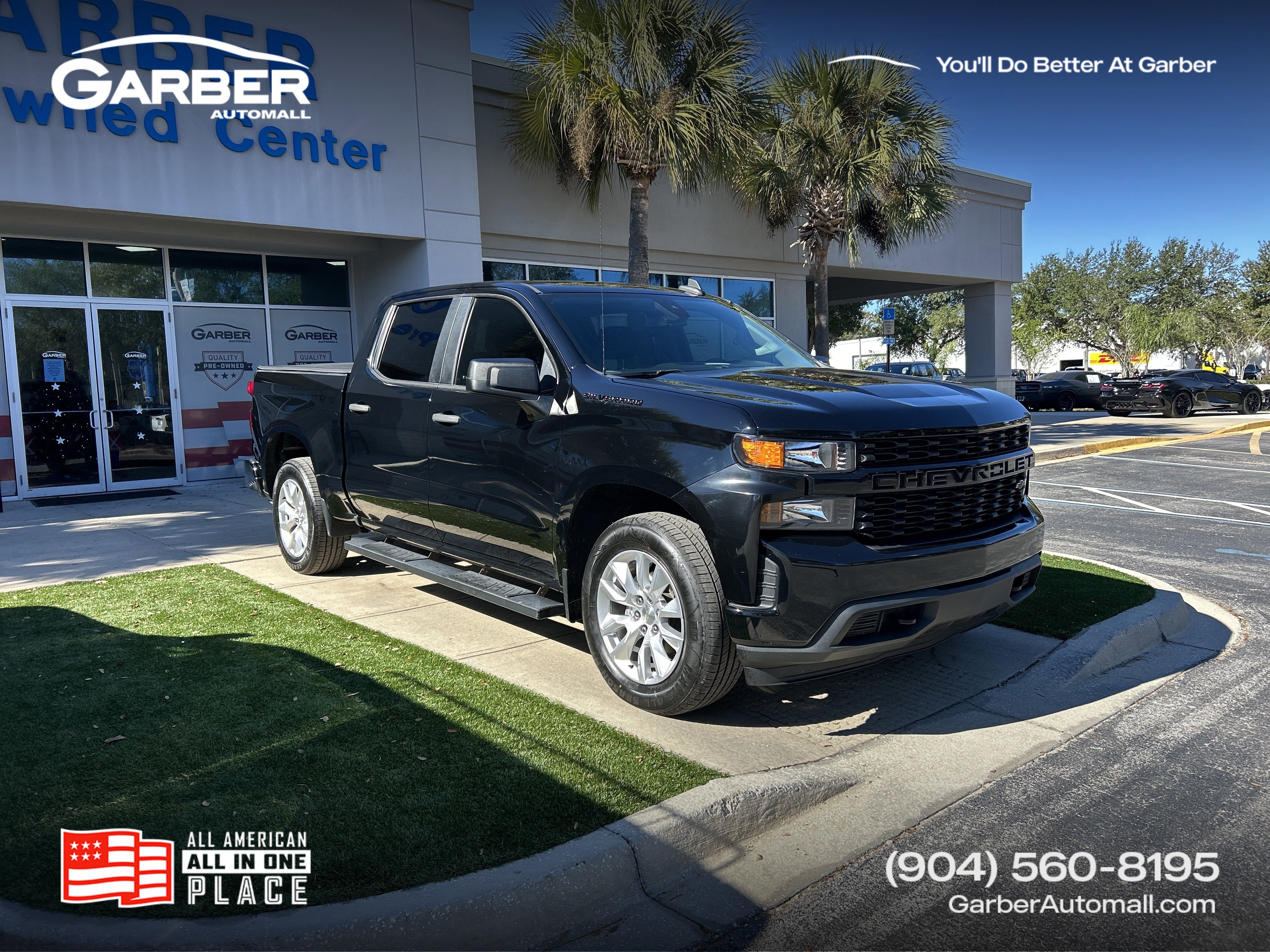 Used 2022 Chevrolet Silverado 1500 Custom w/ LPO, Dark Essentials Package