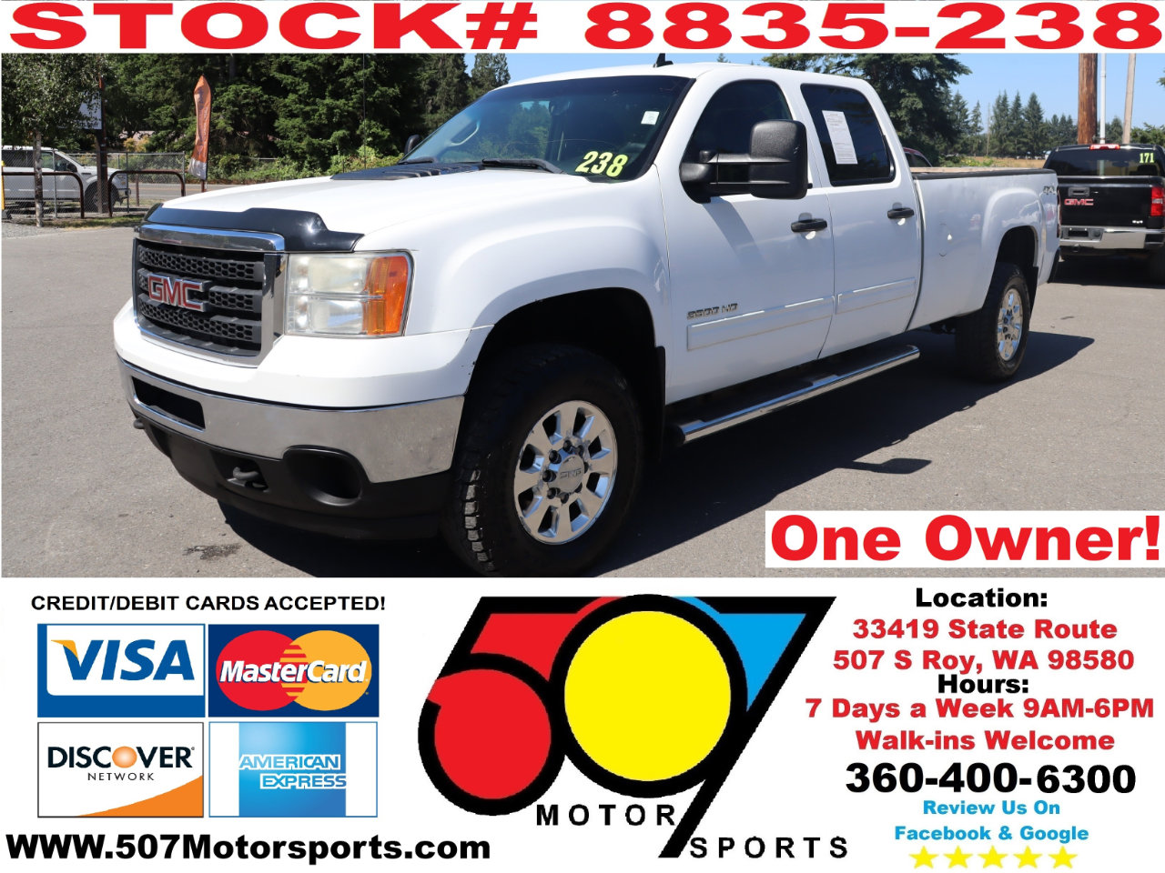 Used 2011 GMC Sierra 3500 SLE