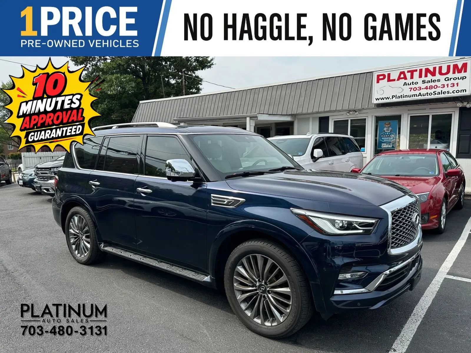 Used 2021 INFINITI QX80 Sensory w/ All-Season Package