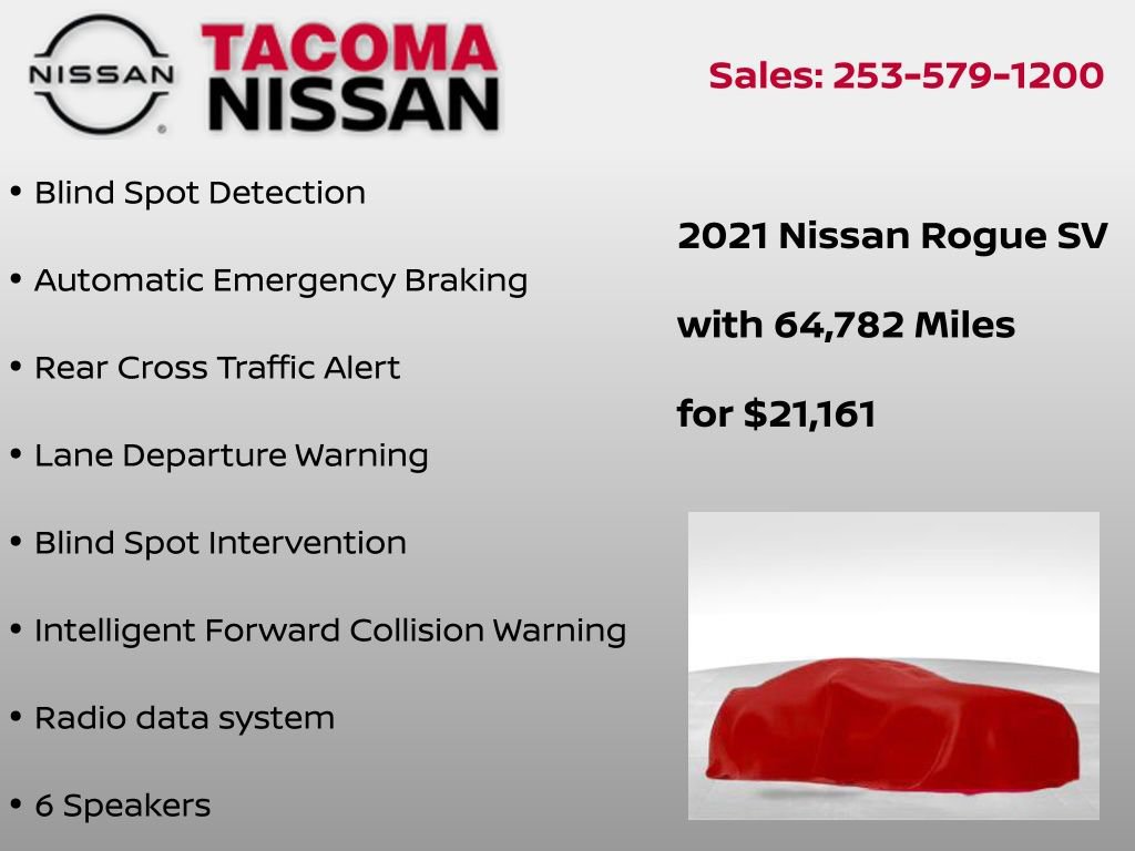 Used 2021 Nissan Rogue SV w/ Premium Package image 8