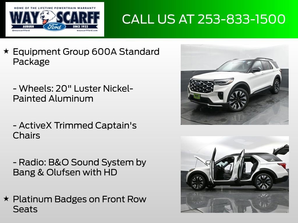 New 2026 Ford Explorer Platinum w/ LUX Leather Package image 12