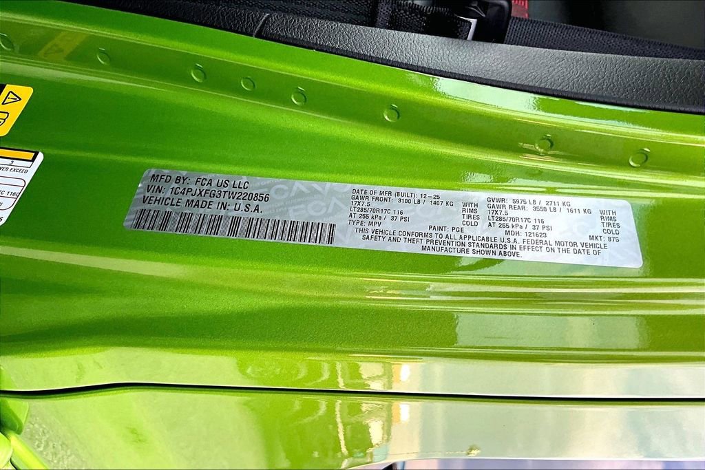 New 2026 Jeep Wrangler Rubicon image 12