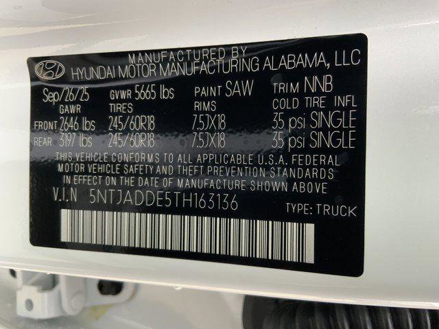 New 2026 Hyundai Santa Cruz SE image 12