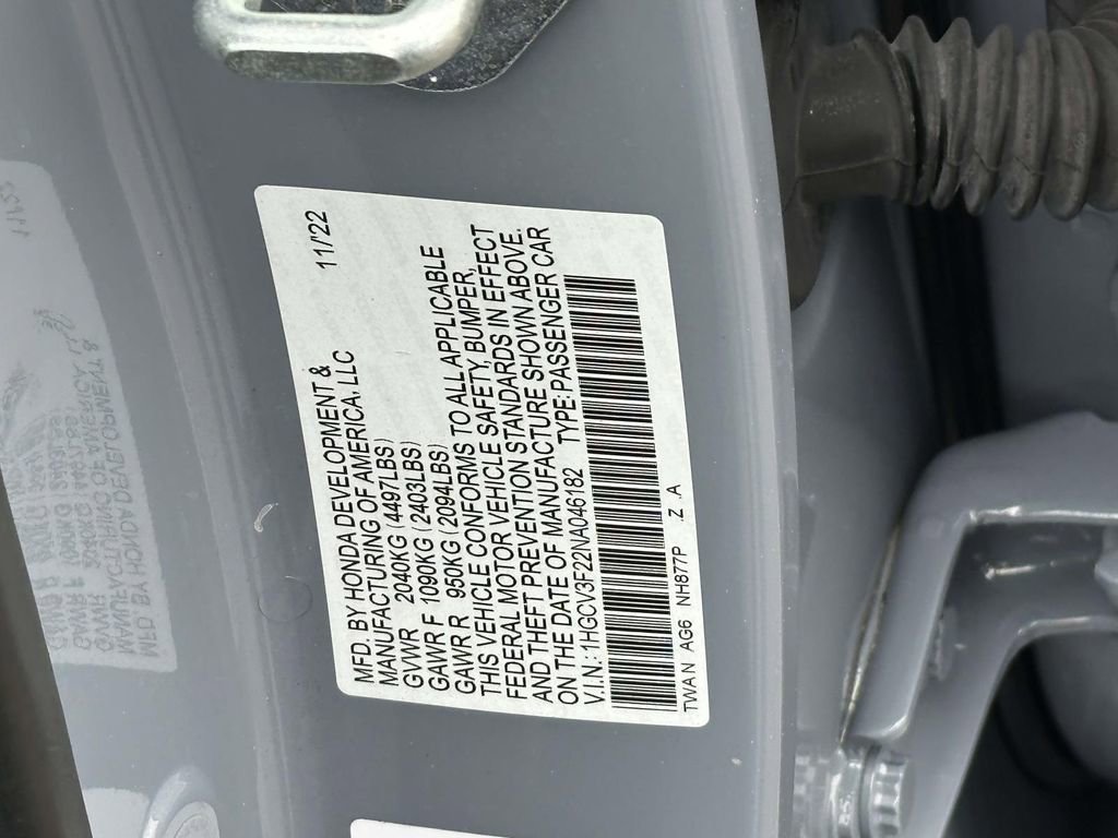 Certified 2022 Honda Accord Sport image 16