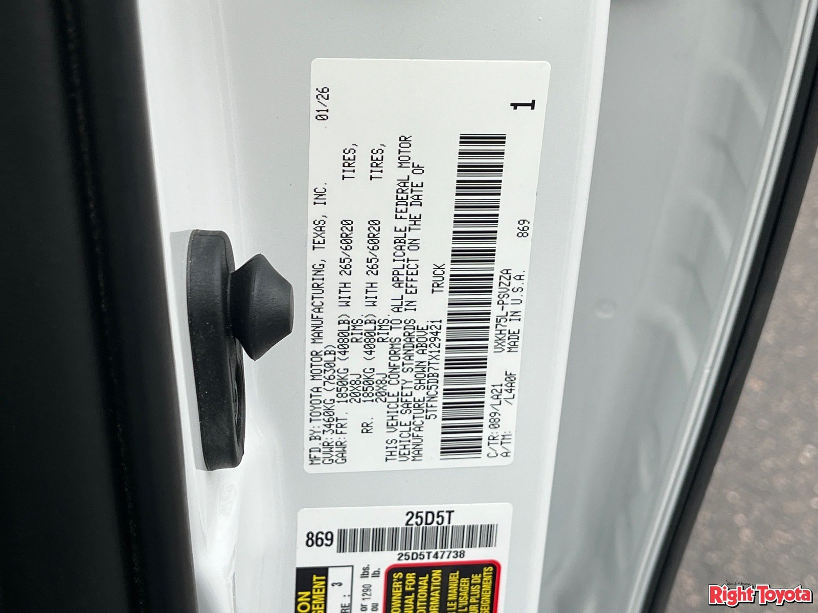 Certified 2026 Toyota Tundra Platinum AWD/4WD image 34