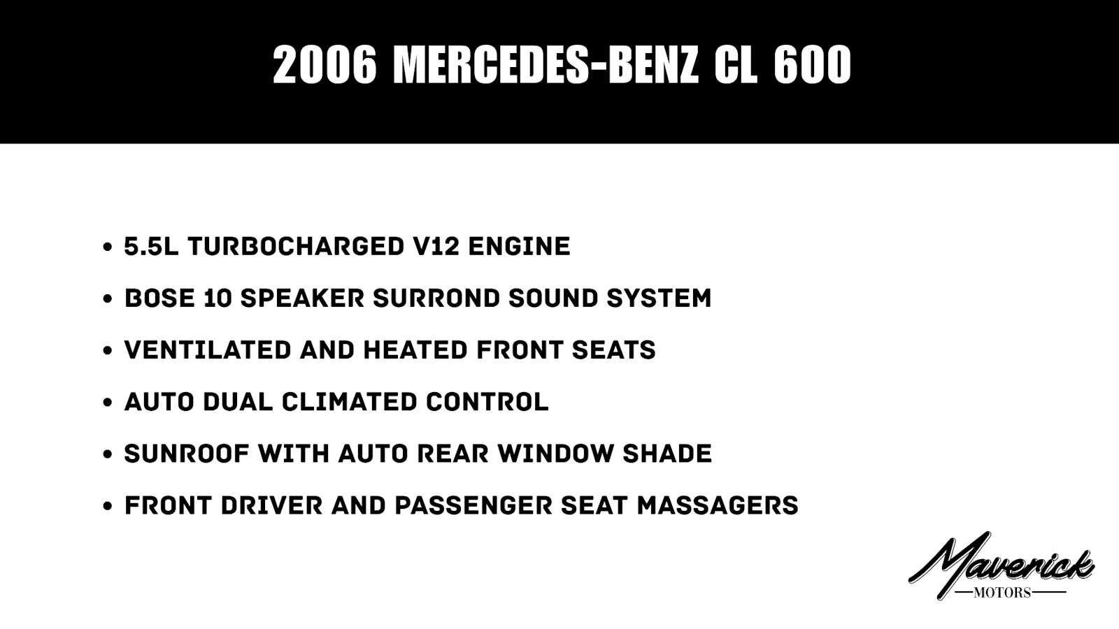 Used 2006 Mercedes-Benz CL 600 image 2