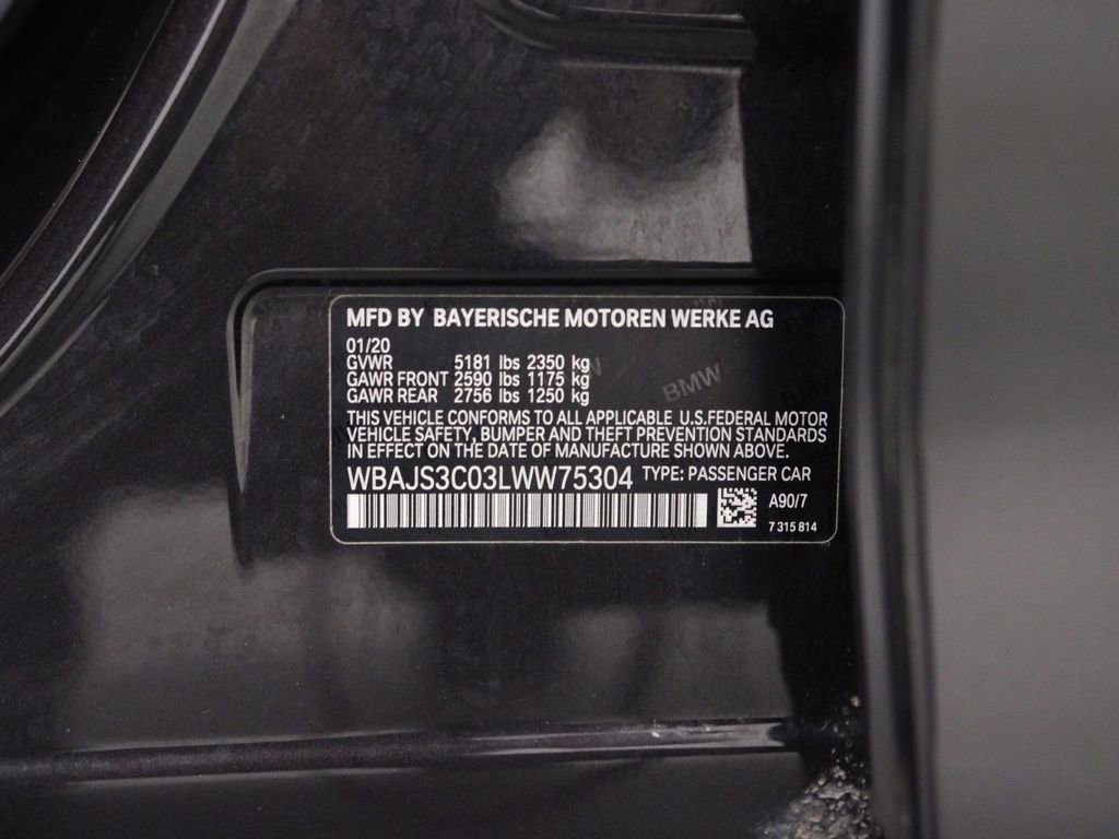 Used 2020 BMW 540i xDrive w/ M Sport Package image 26