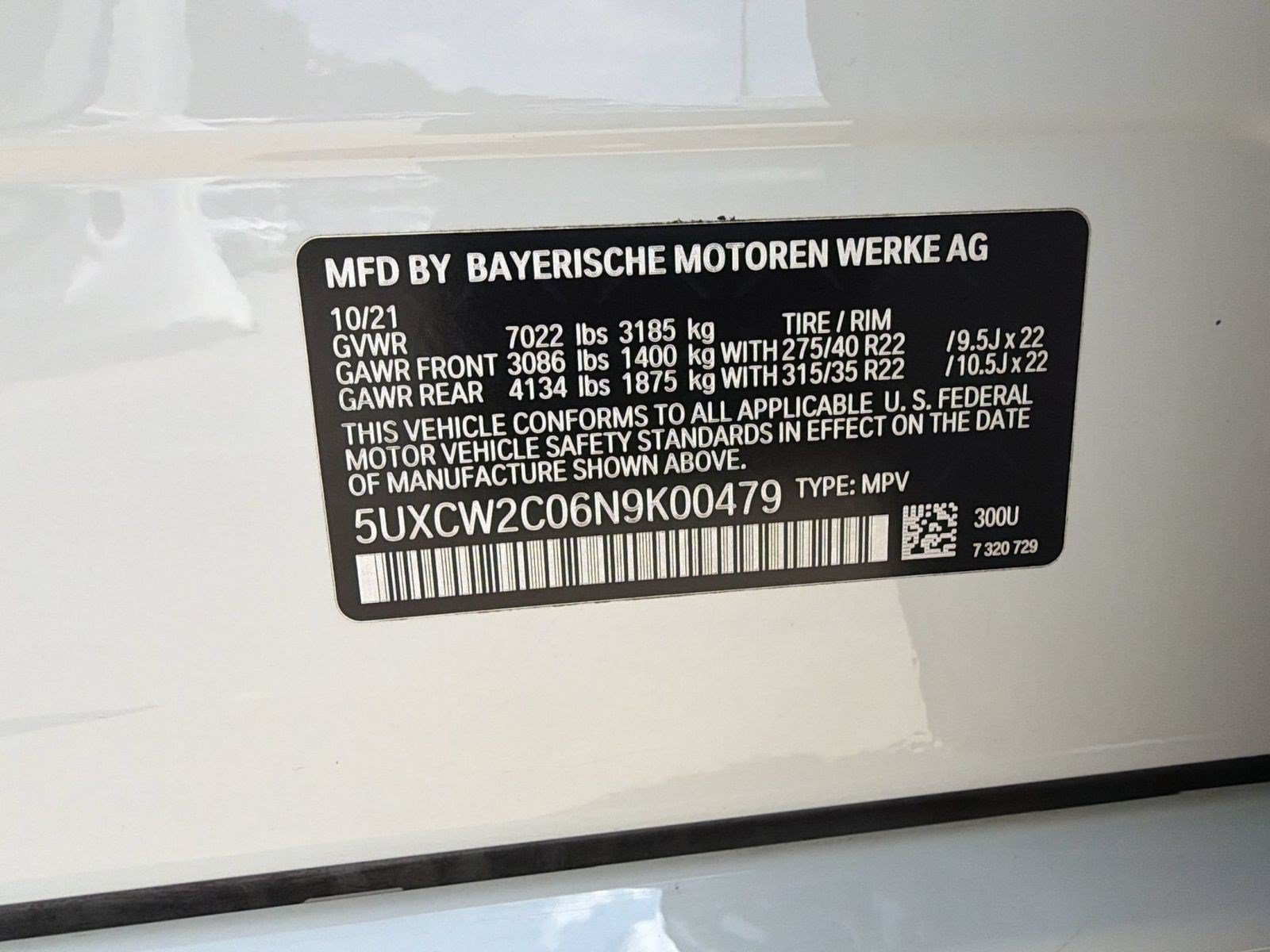 Used 2022 BMW X7 xDrive40i w/ M Sport Package AWD/4WD image 25
