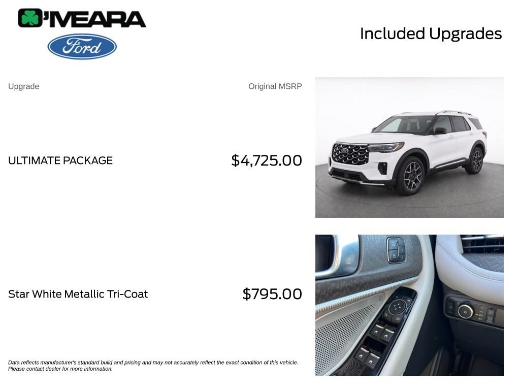 Used 2025 Ford Explorer Platinum w/ Ultimate Package AWD/4WD image 4