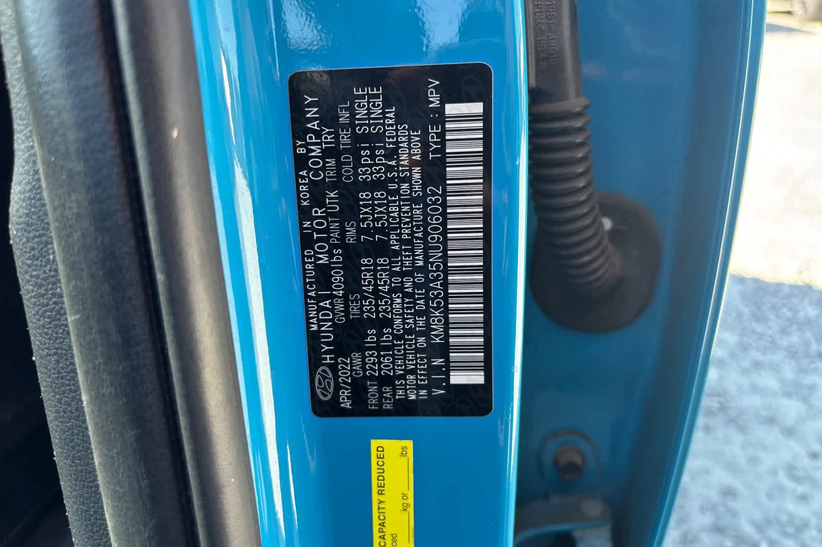 Used 2022 Hyundai Kona Limited w/ Cargo Package FWD image 28