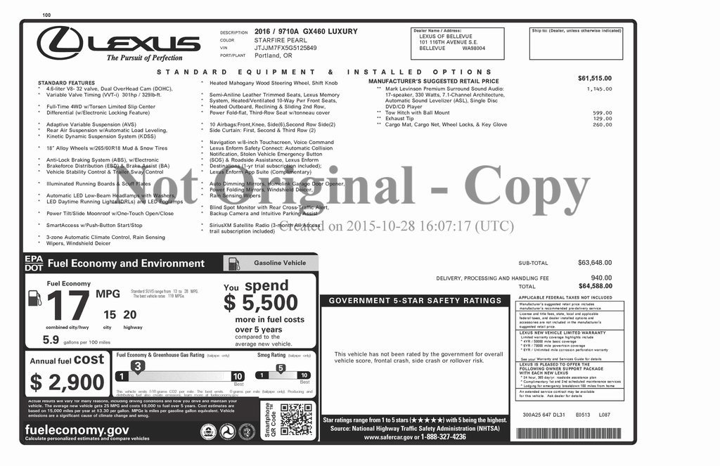 Used 2016 Lexus GX 460 Luxury image 4