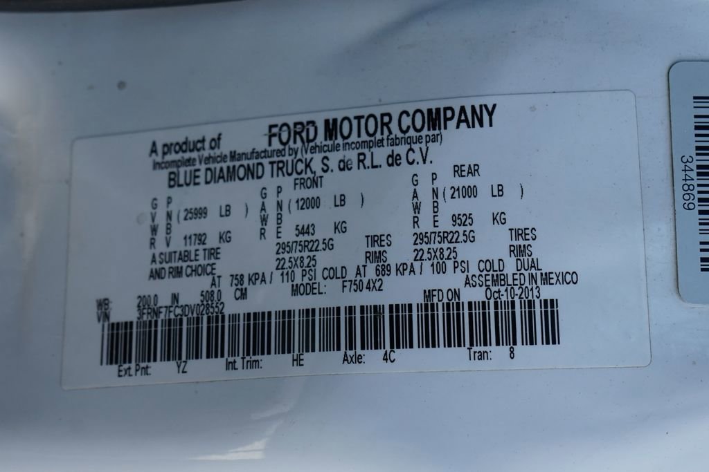Used 2013 Ford F750 2WD Regular Cab Super Duty image 54