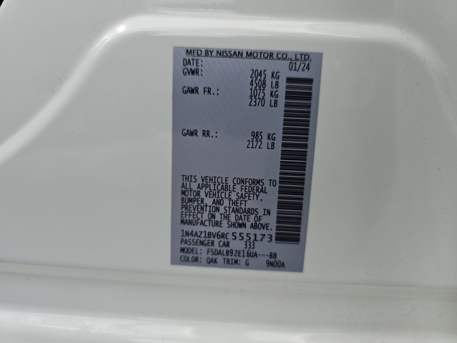 Used 2024 Nissan Leaf S FWD image 34