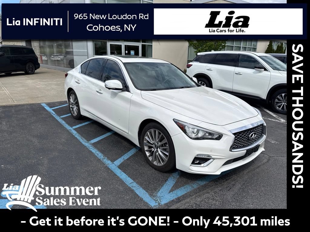 Certified 2023 INFINITI Q50 Luxe