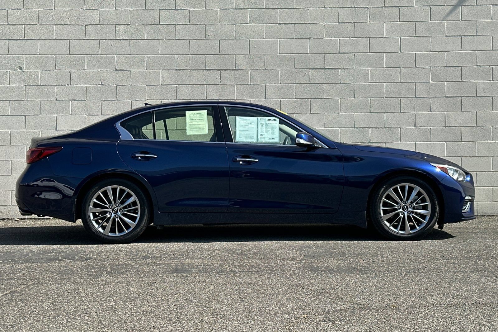 Used 2023 INFINITI Q50 Luxe w/ Cargo Package RWD image 3