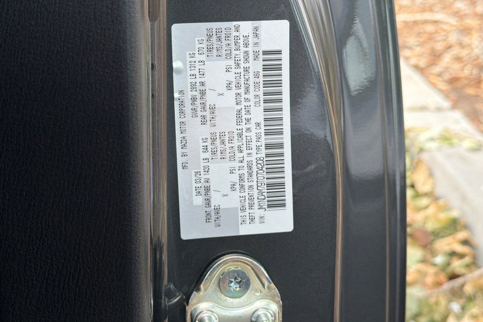 New 2026 MAZDA MX-5 Miata RF Grand Touring w/ Weather Package RWD image 32