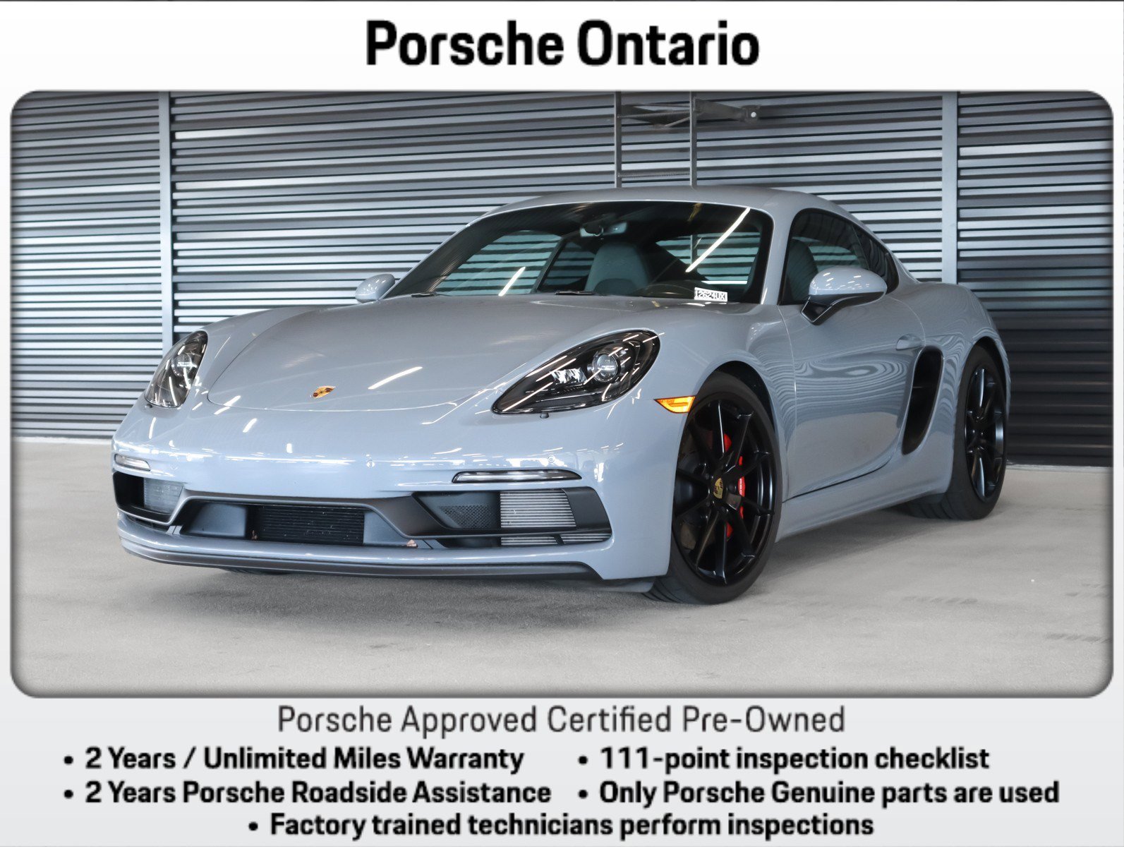 Certified 2025 Porsche 718 Cayman GTS