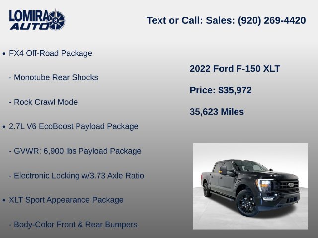 Used 2022 Ford F150 XLT w/ Equipment Group 302A High AWD/4WD image 33