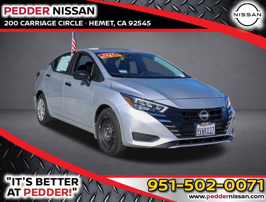 Used 2025 Nissan Versa S w/ Trunk Package image 1