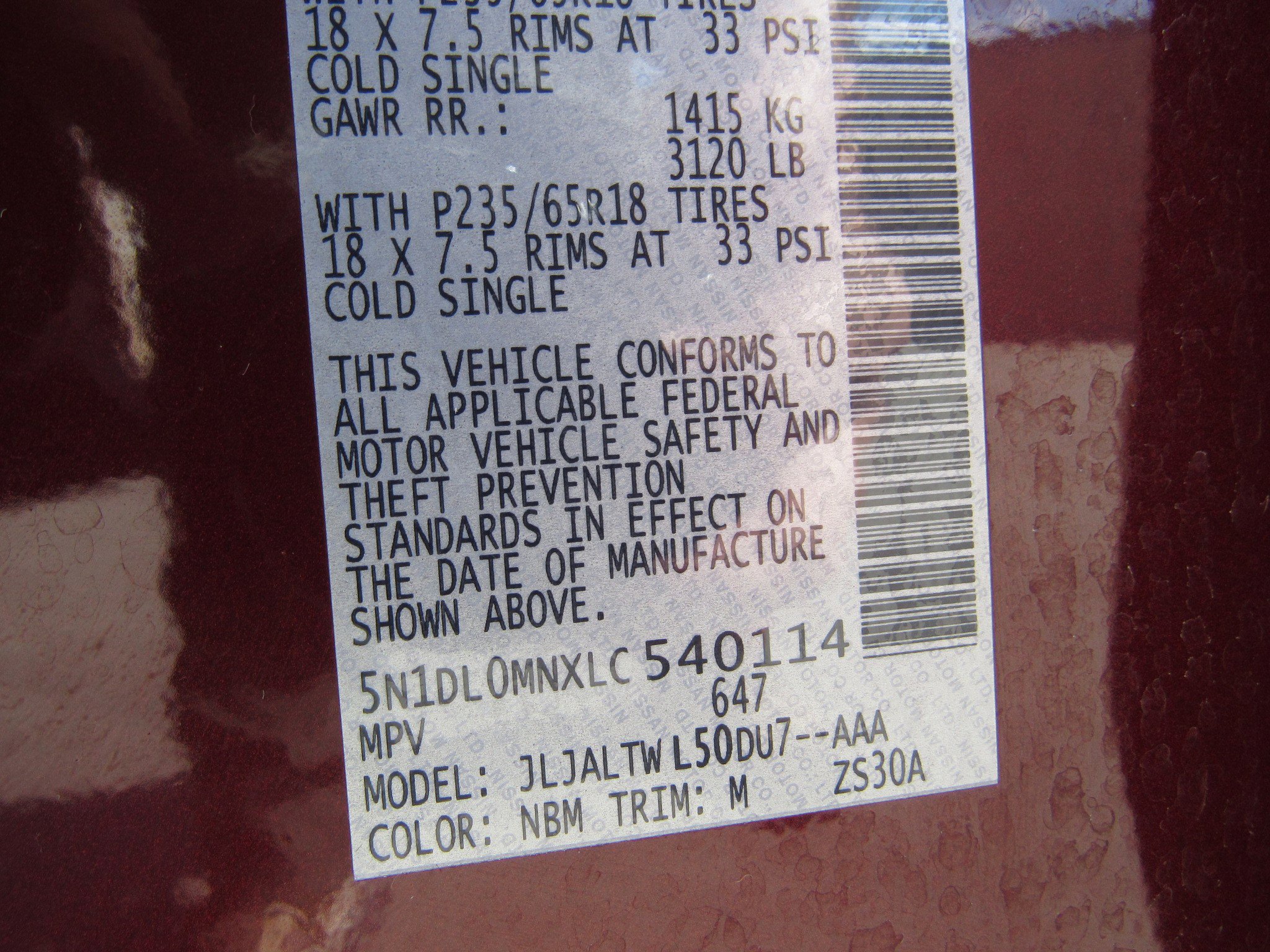 Used 2020 INFINITI QX60 Luxe w/ Essential Package FWD image 31