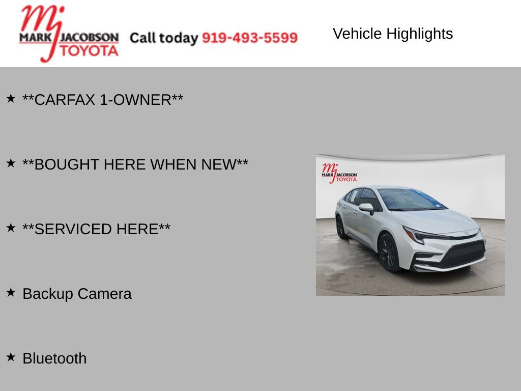 Used 2023 Toyota Corolla SE FWD image 6