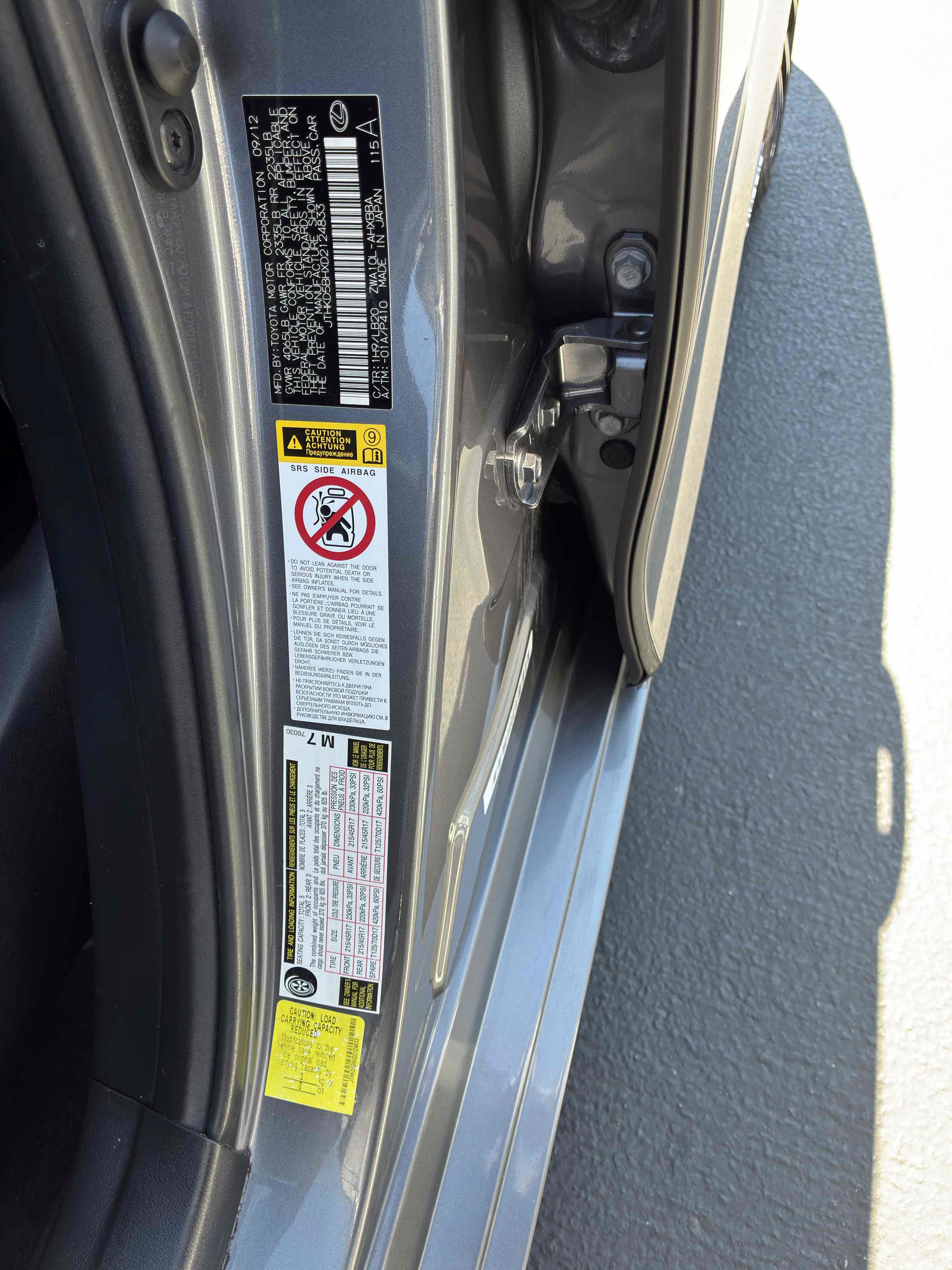 Used 2013 Lexus CT 200h w/ Premium Pkg w/Navigation FWD image 47