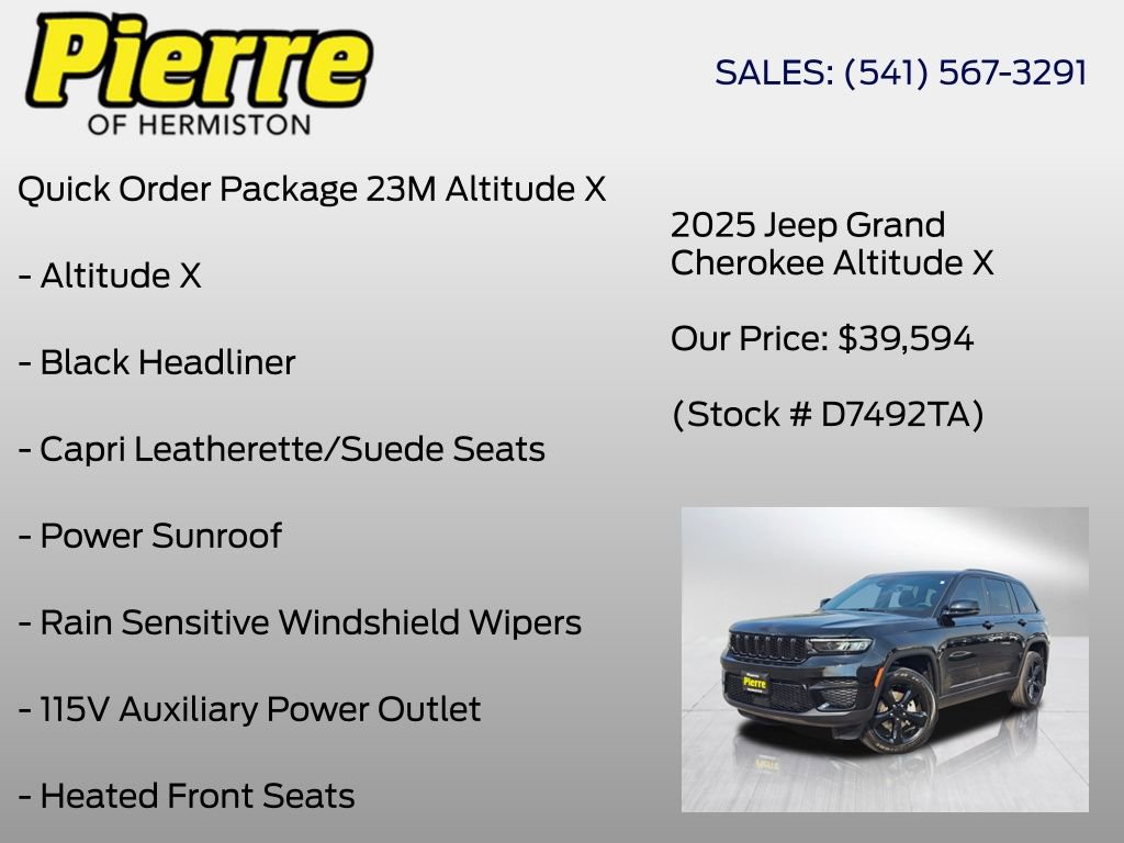 Used 2025 Jeep Grand Cherokee Altitude image 6