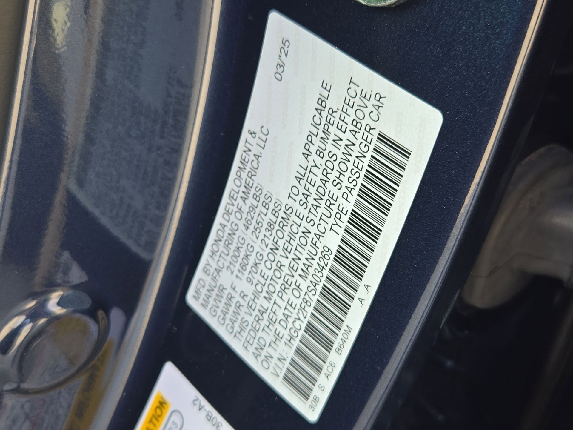 Used 2025 Honda Accord Touring image 35