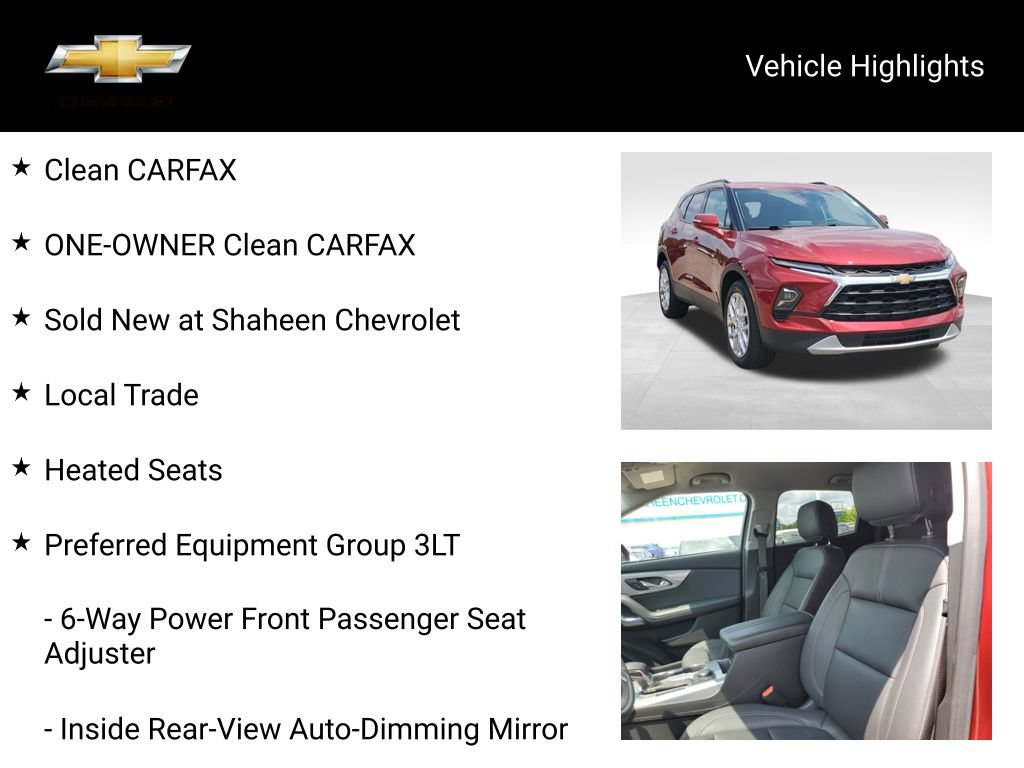 Certified 2023 Chevrolet Blazer LT w/ LPO, Floor Liner Package AWD/4WD image 19