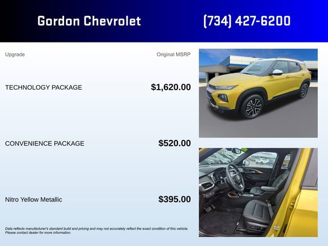 Used 2023 Chevrolet TrailBlazer ACTIV w/ Technology Package image 5