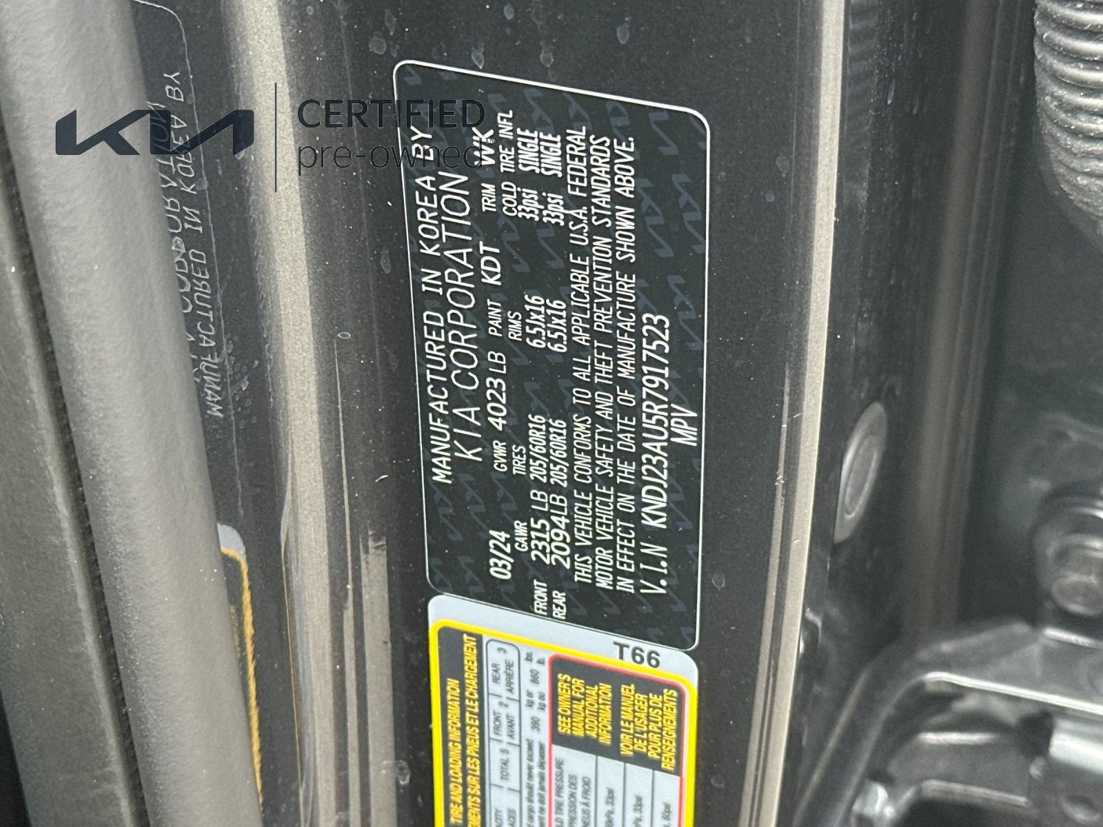Certified 2024 Kia Soul S FWD image 29