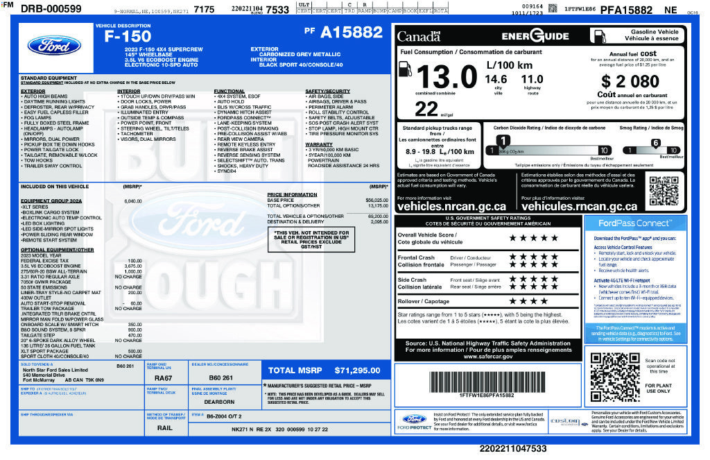 Used 2023 Ford F150 XLT w/ Equipment Group 302A High AWD/4WD image 36