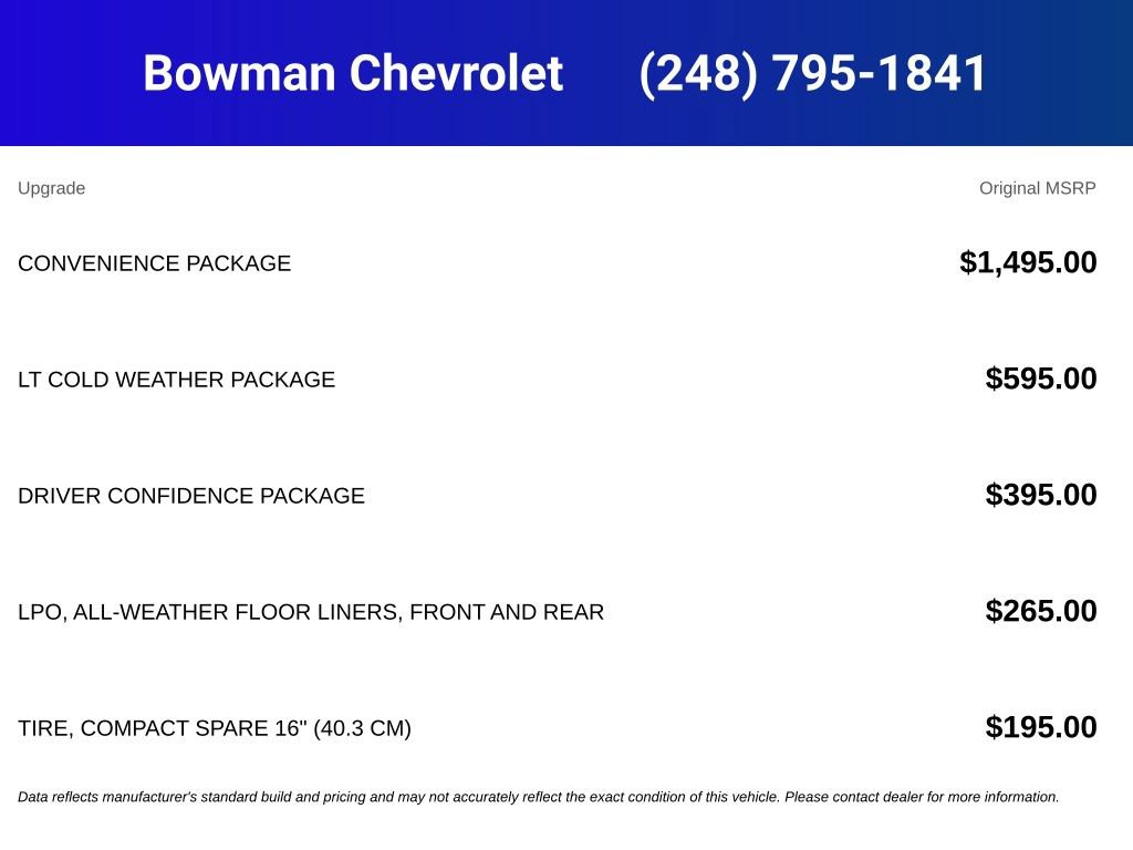 New 2026 Chevrolet TrailBlazer LT w/ Convenience Package AWD/4WD image 5