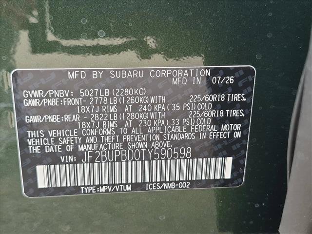 New 2026 Subaru Outback Premium AWD/4WD image 18