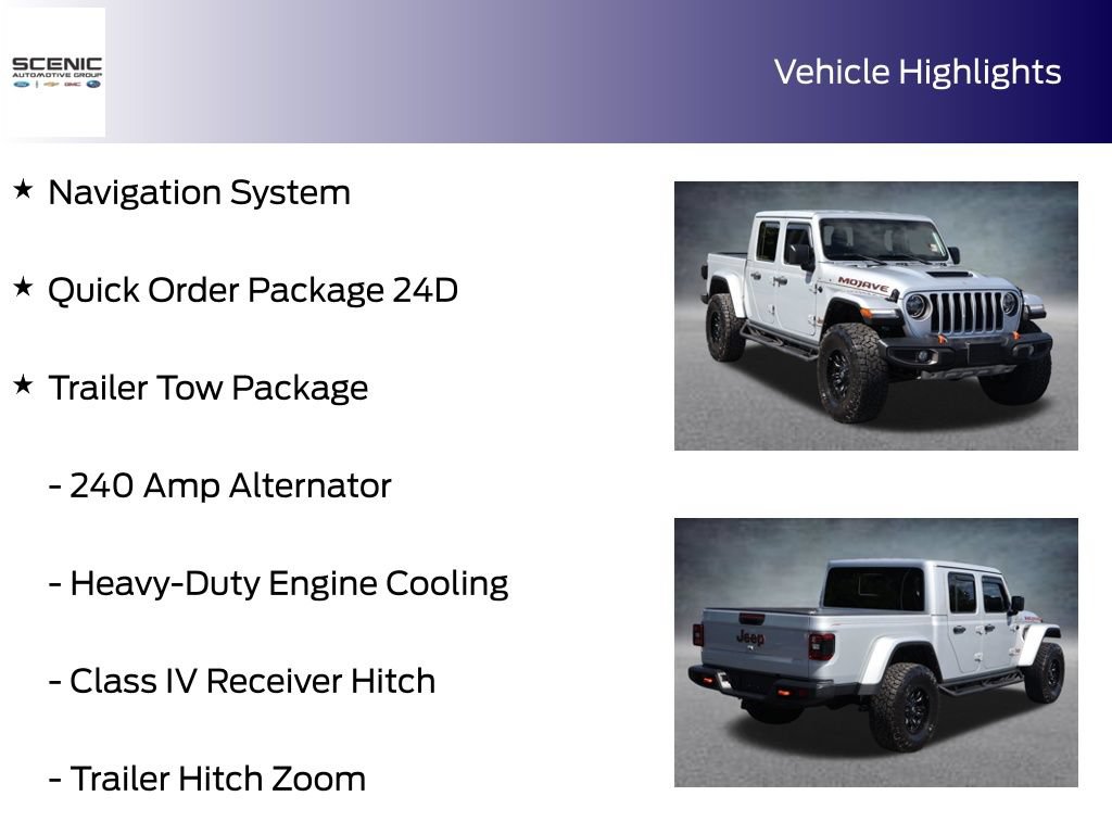 Used 2022 Jeep Gladiator Mojave w/ LED Lighting Group AWD/4WD image 5